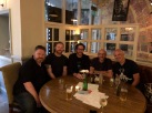 crisps and ale dinner (Gareth, Damien, me, Tim, Adam)